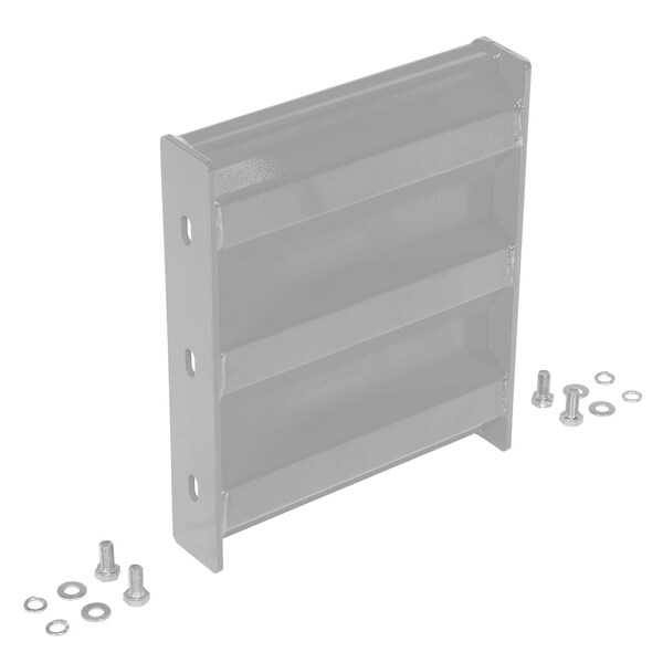 Vestil Bolt-On Style Guard Rail 1 Ft Silver GR-F3R-BO-1-SL - main